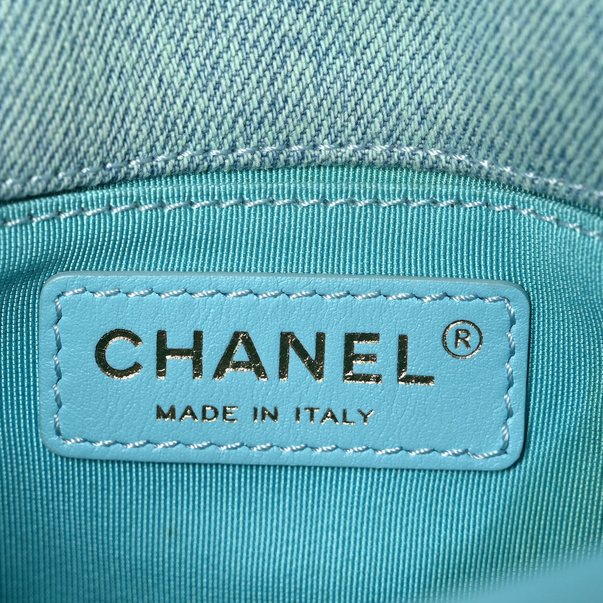 Small Quilted Flap Shoulder Bag - Blue