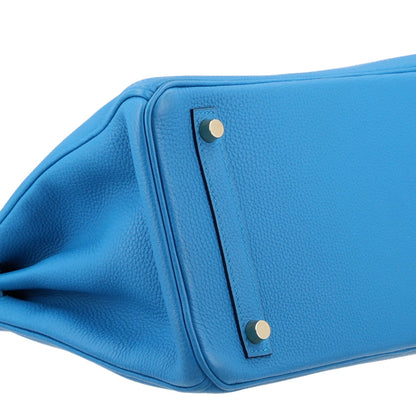 Togo Birkin 30 Bleu Zanzibar Handbag