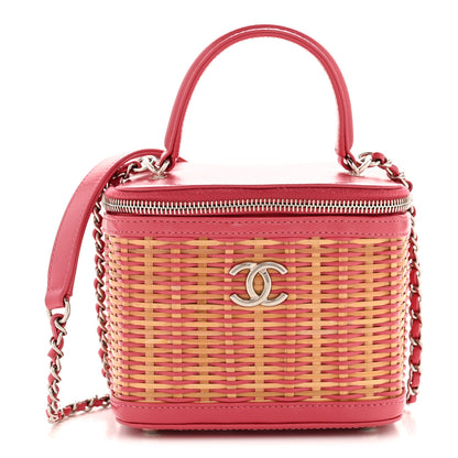 Small Calfskin Handbag - Pink