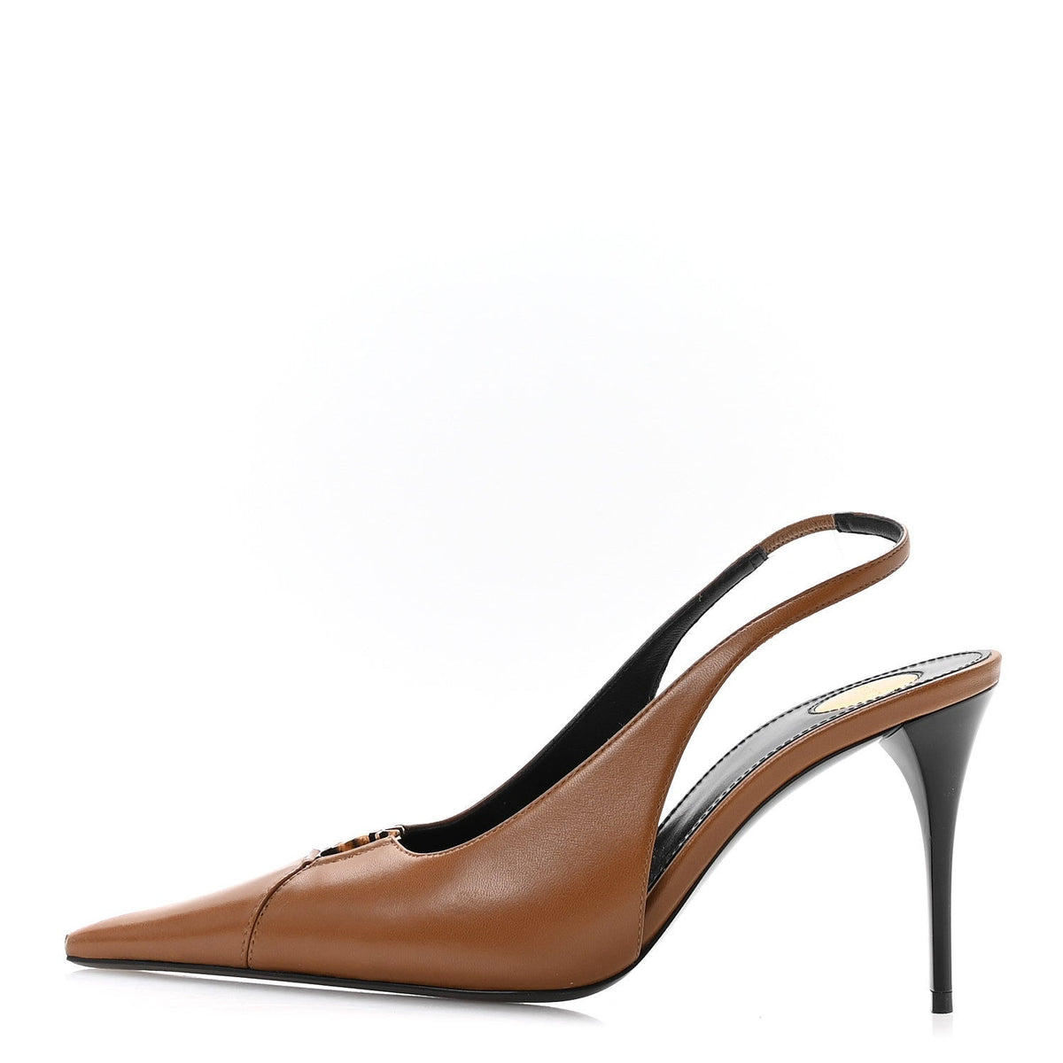 Nappa Babylone Breteuil Slingback Pumps Macadamia