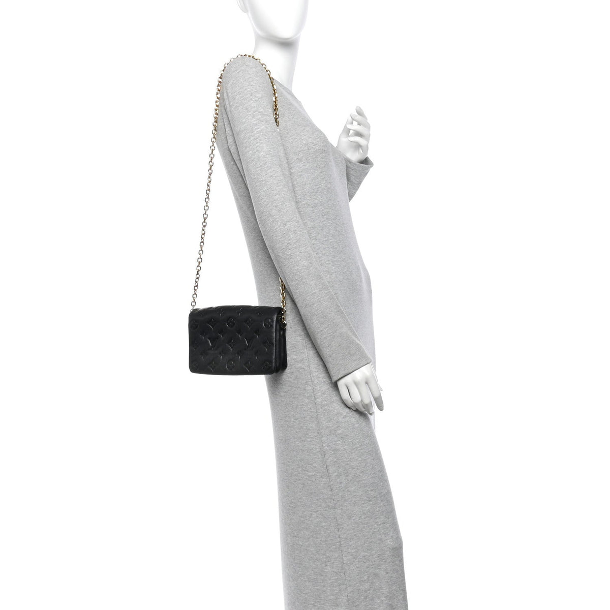 Lambskin Handbag - Black