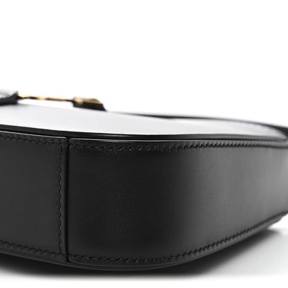 Mini Calfskin Hobo Bag - Black