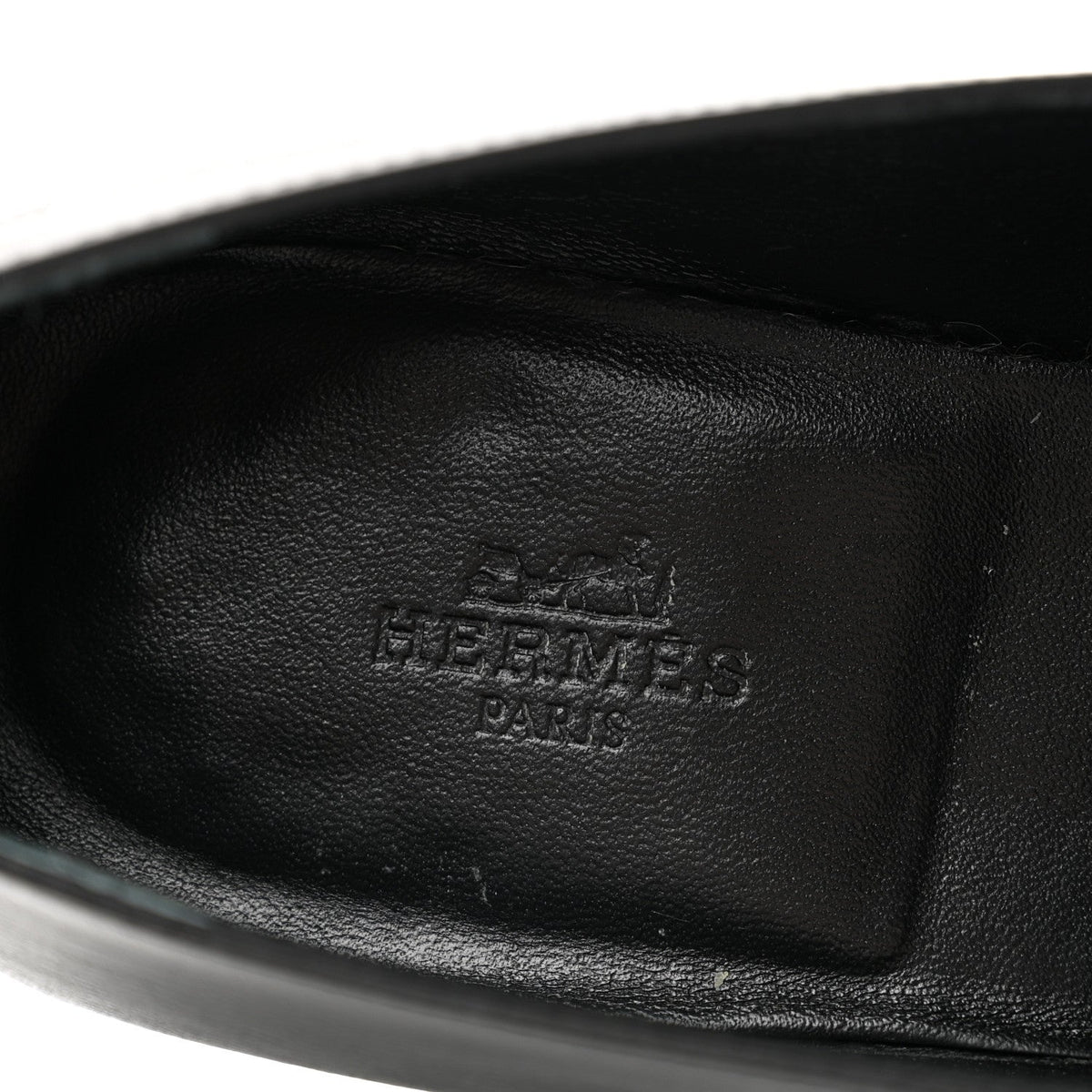 Hermes Calfskin Studded Ancora Women's Loafers
