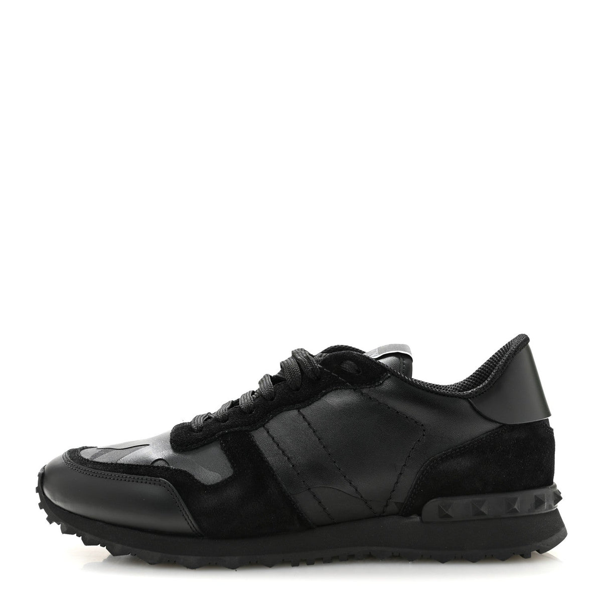 Garavaninappa Suede Camouflage Rockrunner Sneakers Black