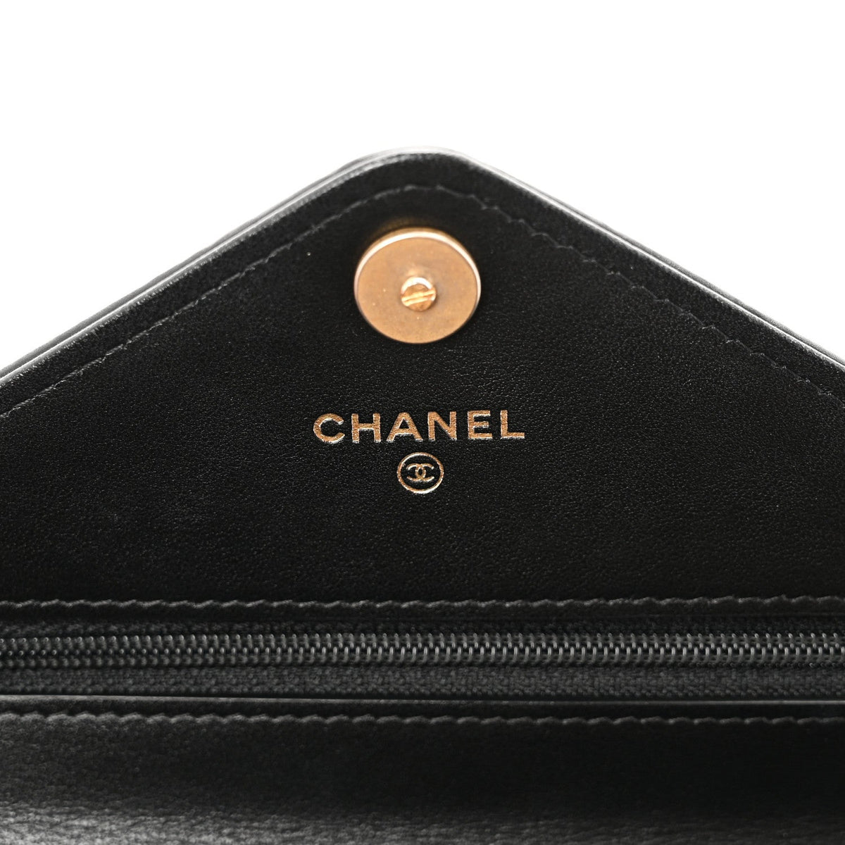 Mini Calfskin Wallet Bag - Black