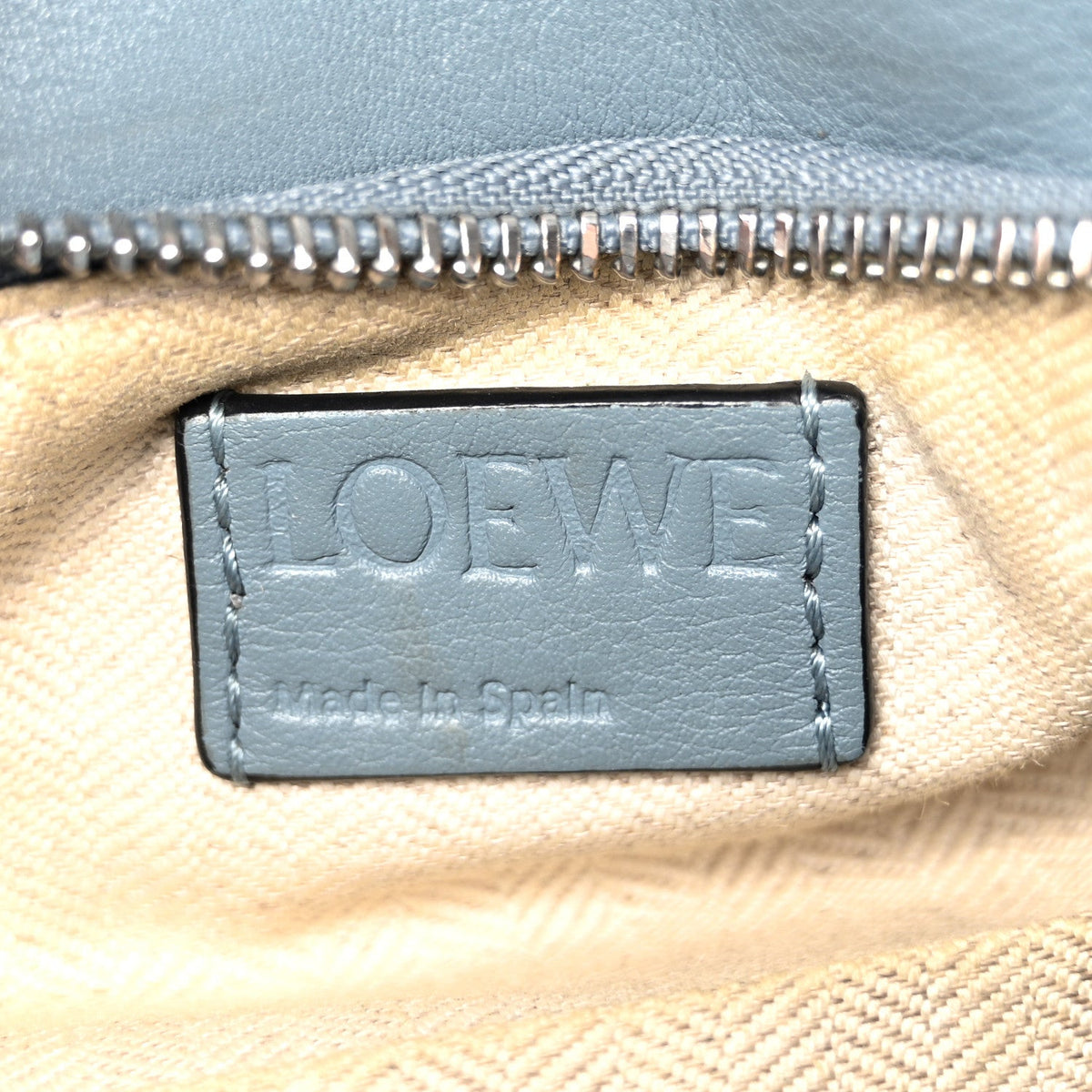 Small Calfskin Handbag - Blue