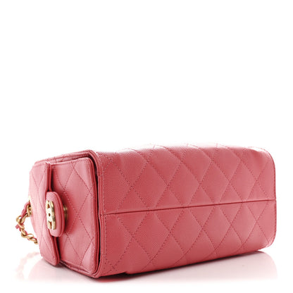 Mini Quilted Caviar Handbag