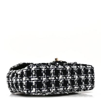 Mini Quilted Flap Shoulder Bag - White