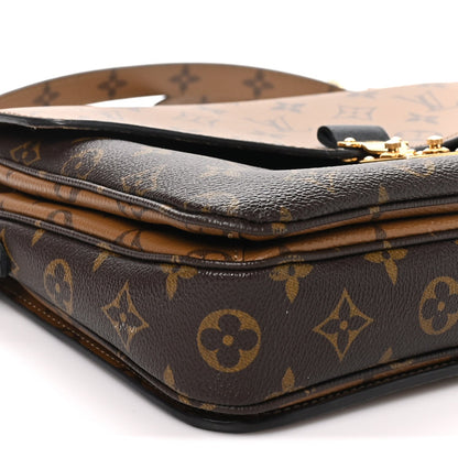 Reverse Monogram Pochette Metis Handbag