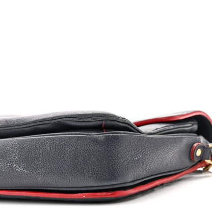 Empreinte Pochette Metis Marine Rouge Handbag