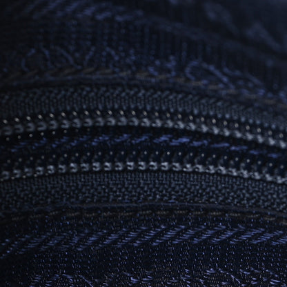 Quilted Nylon Shoulder Bag - Blue
