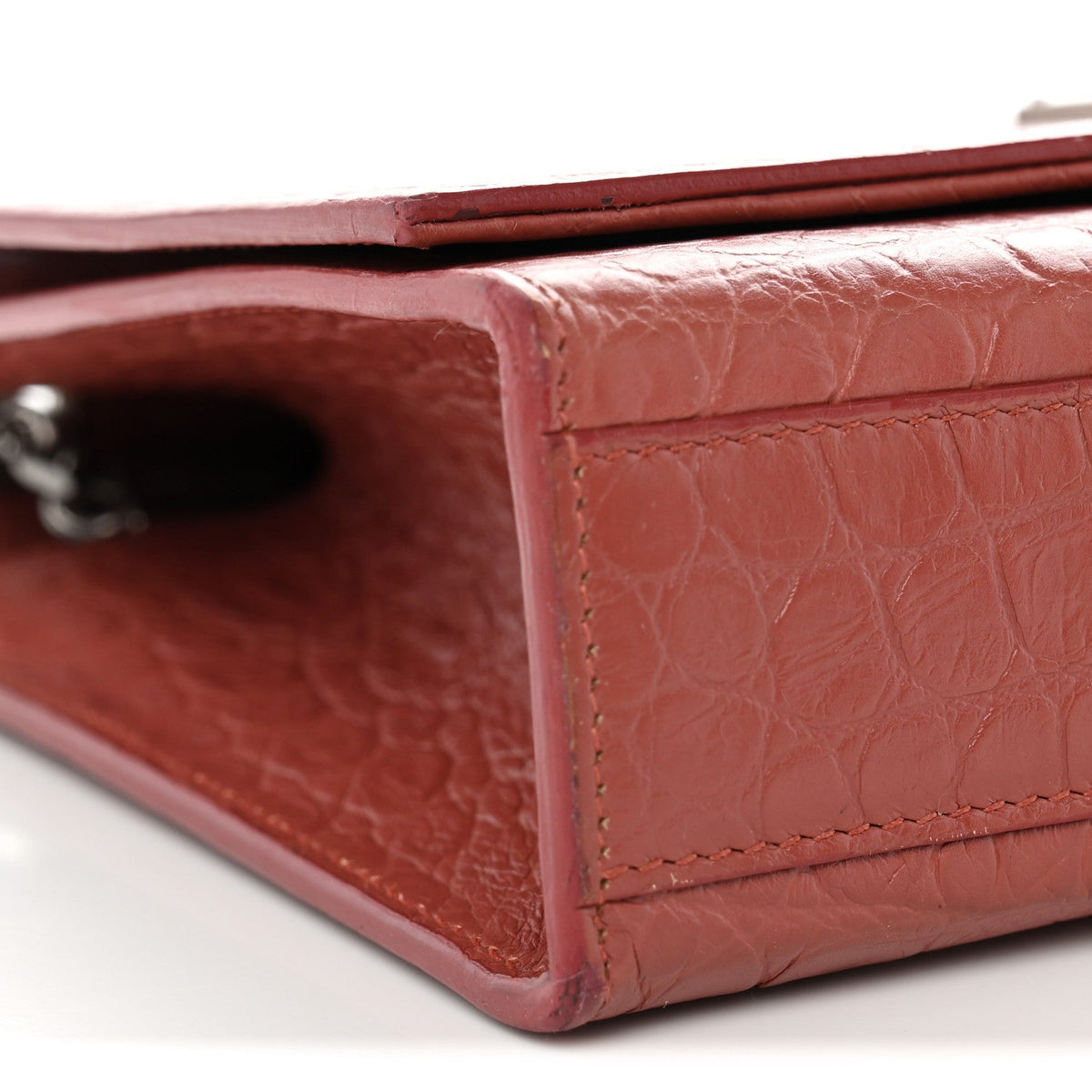 Medium Calfskin Satchel Bag - Pink
