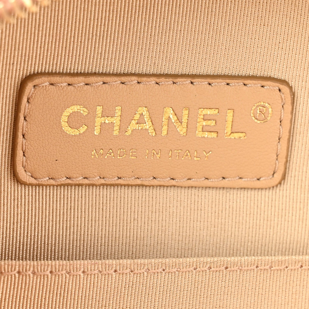 Calfskin Handbag - Beige