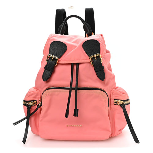 Medium Nylon Backpack - Pink