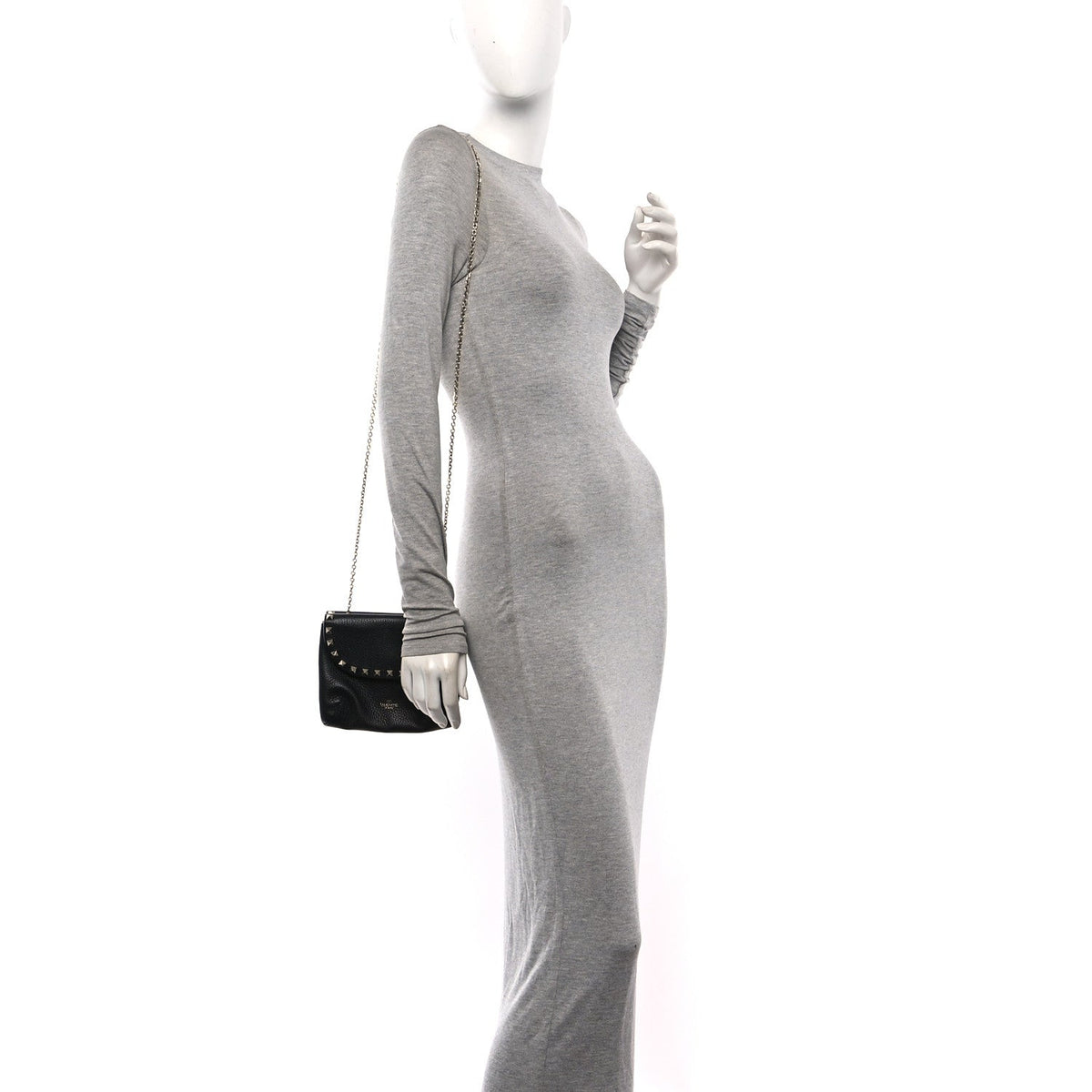 Calfskin Crossbody Bag - Black