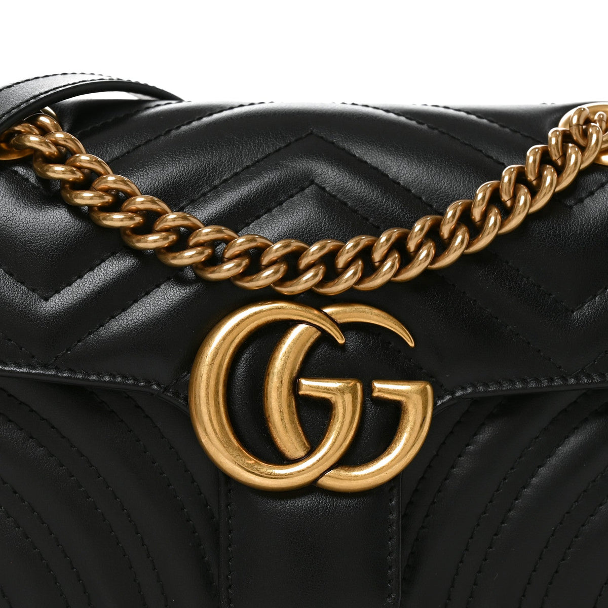 Mini Calfskin Shoulder Bag - Black