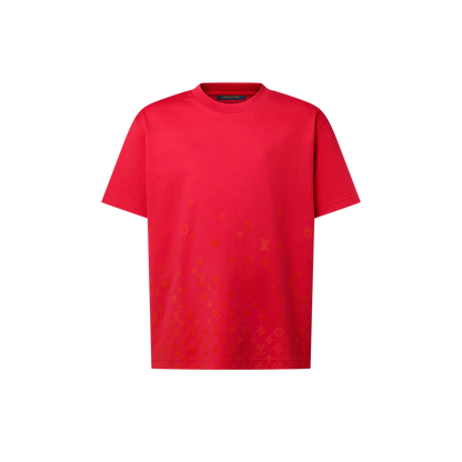 Men's Gradient Signature Flock Print T-Shirt