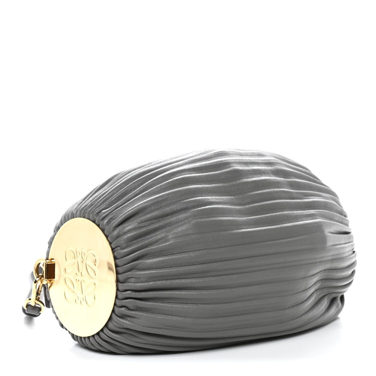 Lambskin Shoulder Bag - Grey