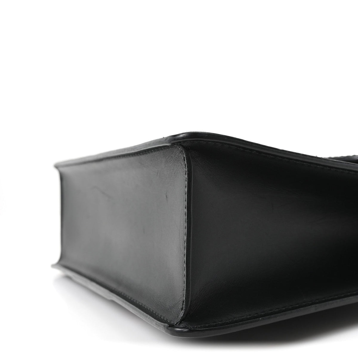 Small Calfskin Shoulder Bag - Black