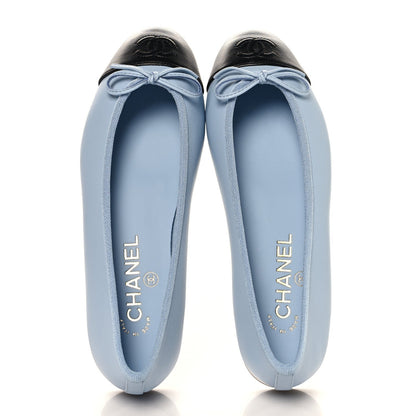 Chanel Cap Toe CC Ballerina Women's Shoes