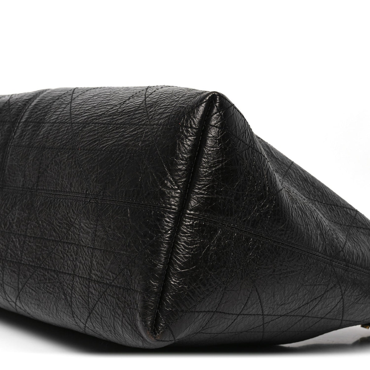 Large Calfskin Handbag - Black