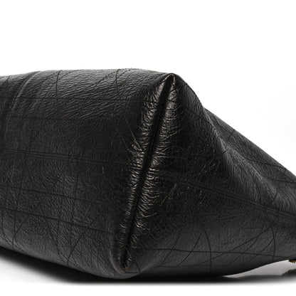 Large Calfskin Handbag - Black