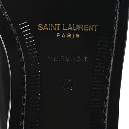 Saint Laurent Calfskin Men's Le Loafer 15 Moccasins 40 Black