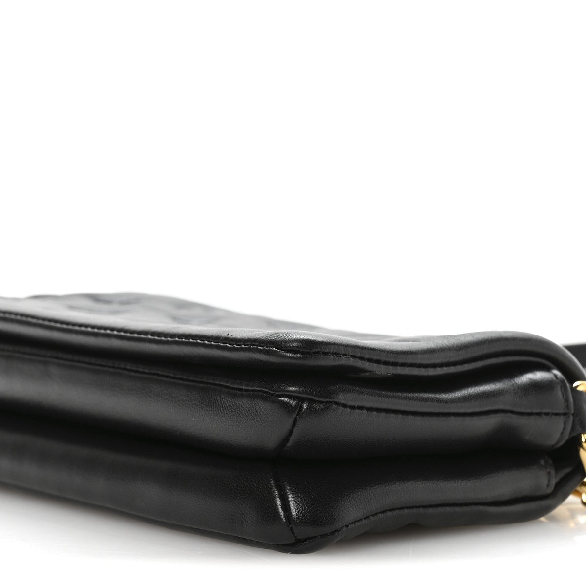 Lambskin Crossbody Bag - Black
