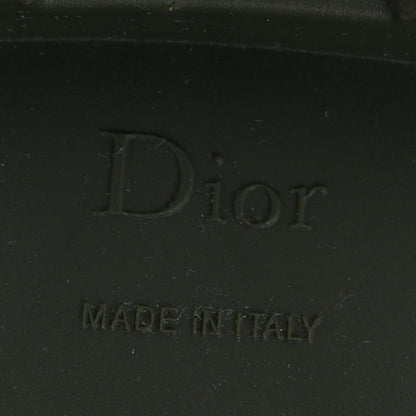 Dior Rubber Women's Diorunion Rain Boots 38 Black Military
