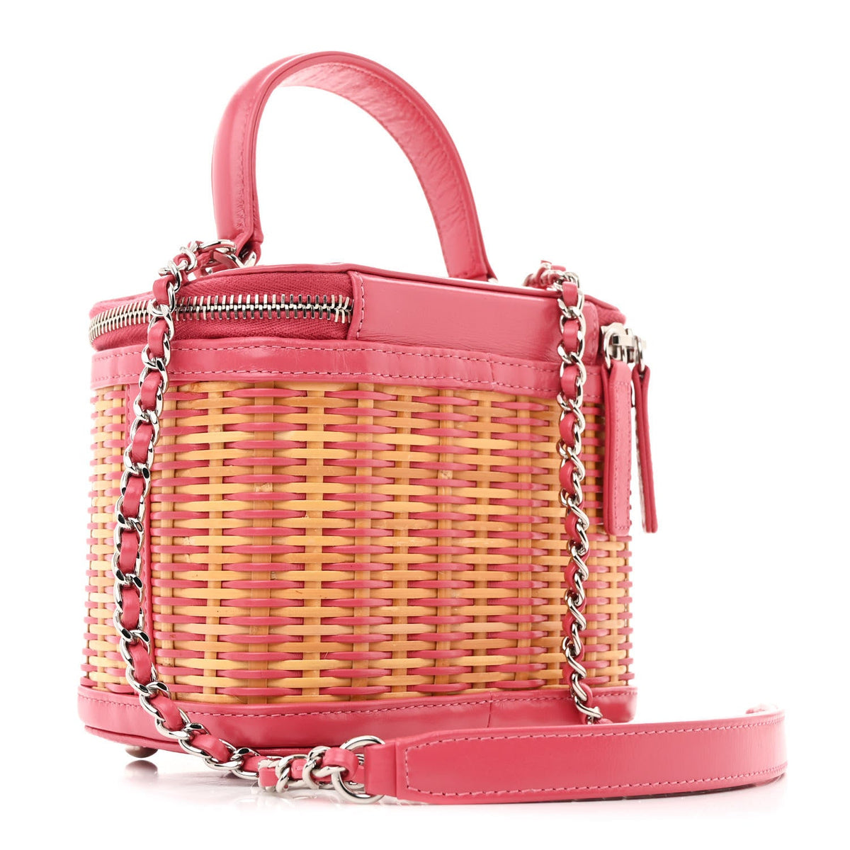 Small Calfskin Handbag - Pink