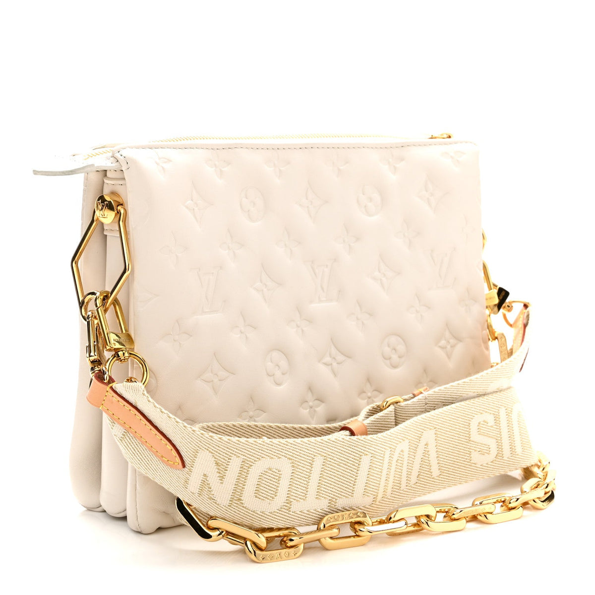 Lambskin Handbag - Beige