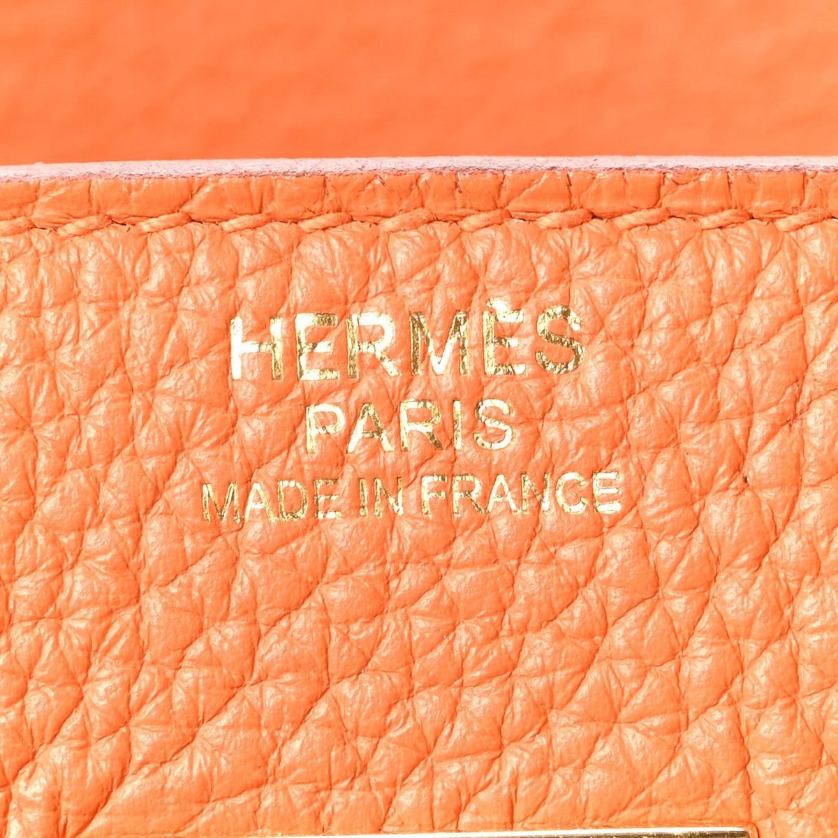 Taurillon Clemence Birkin 30 Orange Handbag