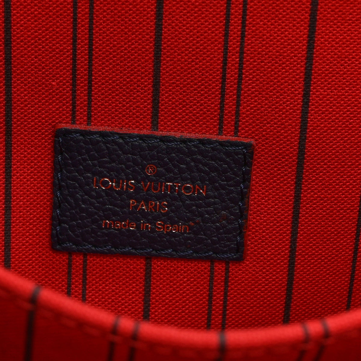 Empreinte Pochette Metis Marine Rouge Handbag