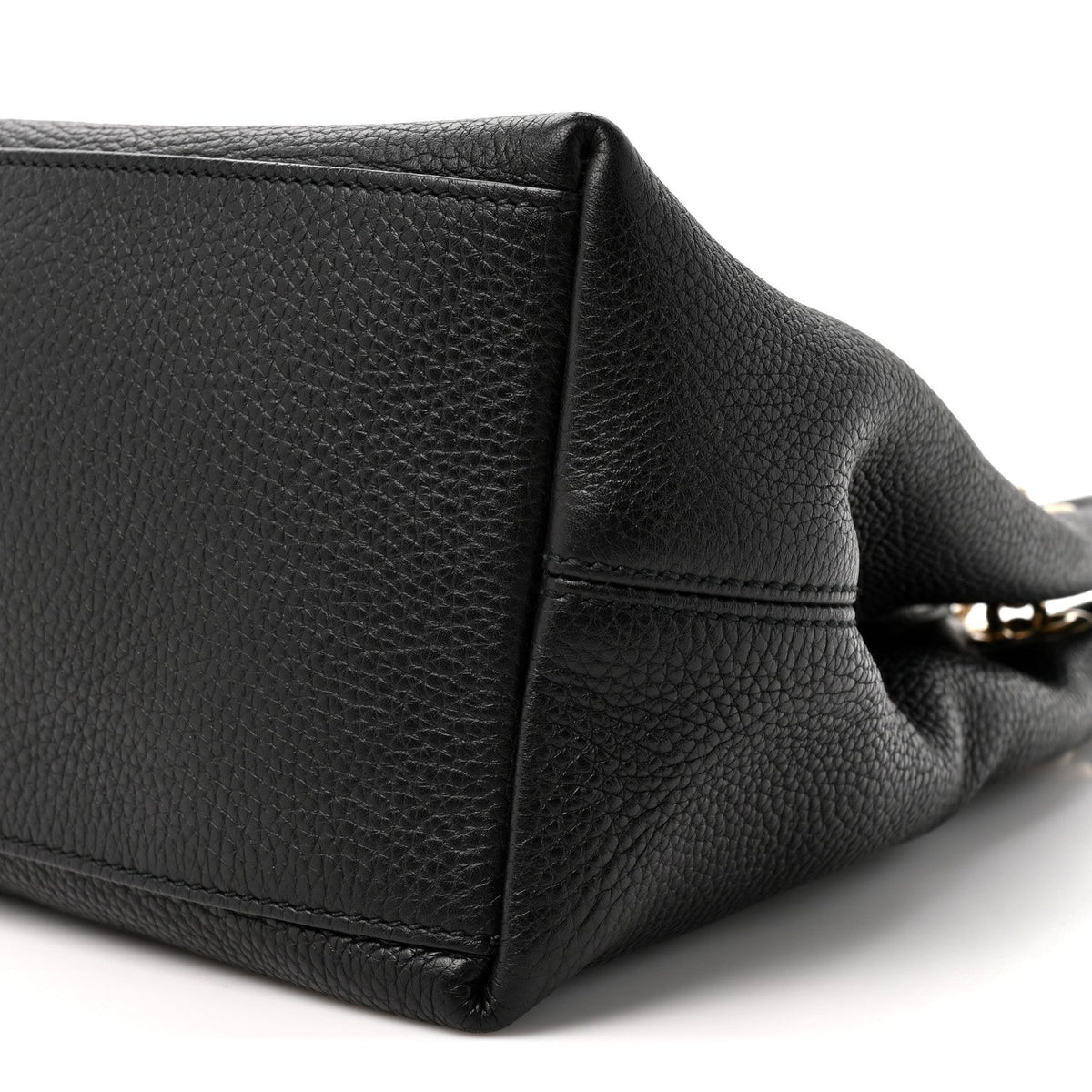 Medium Calfskin Shoulder Bag - Black