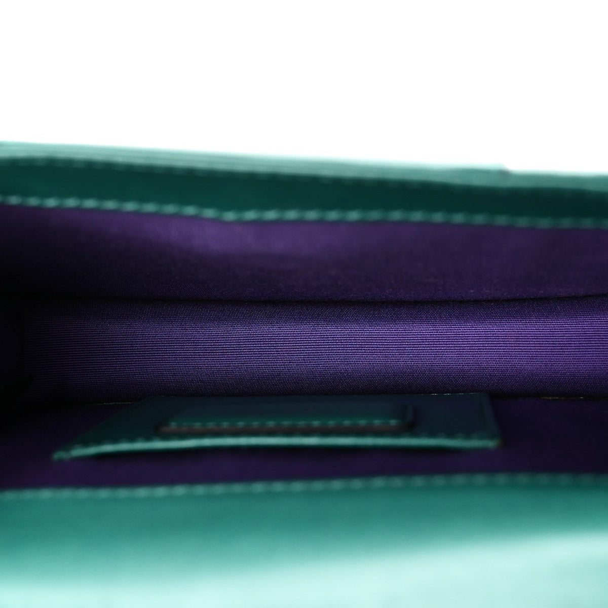 Small Calfskin Crossbody Bag - Green