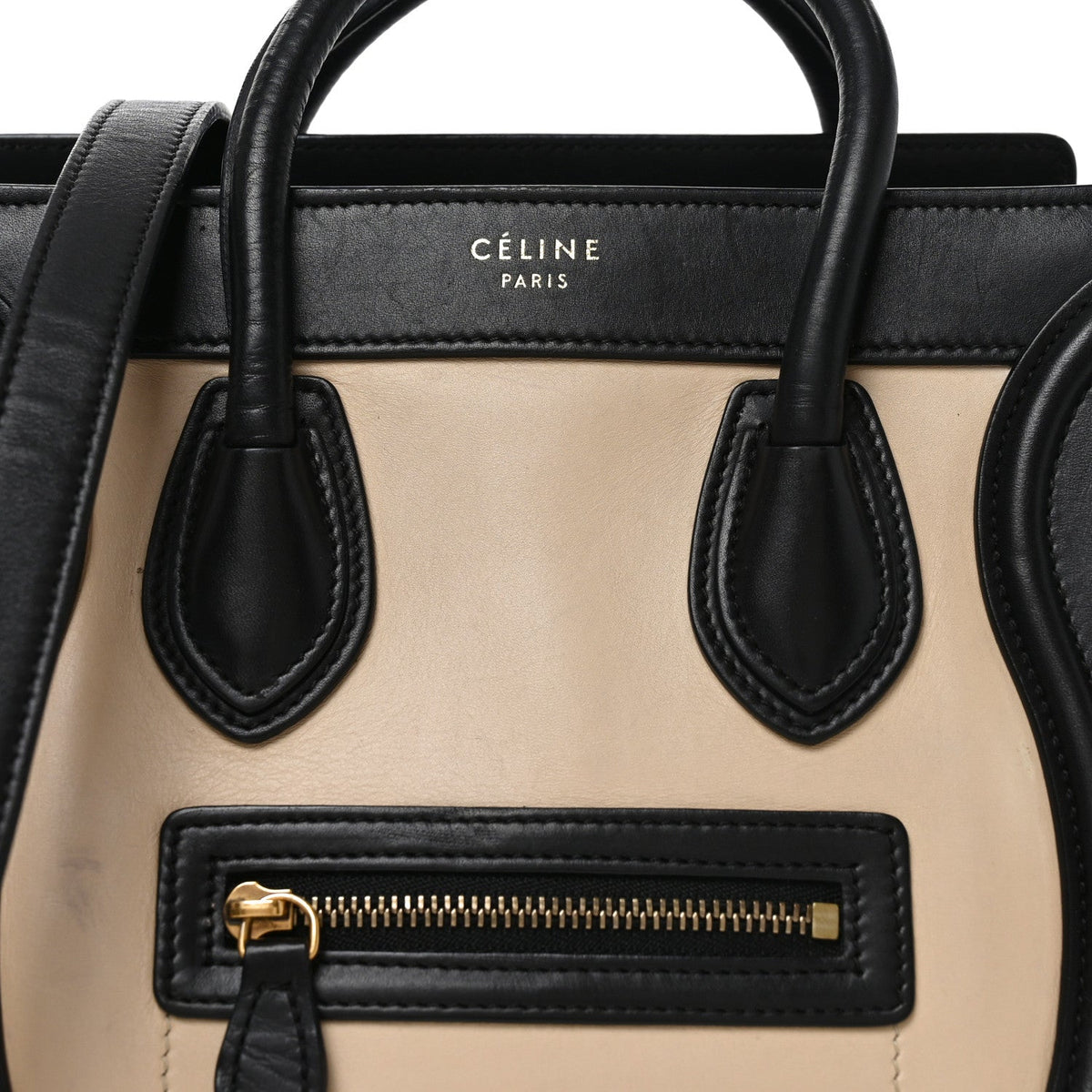 Nano Calfskin Travel Bag - White