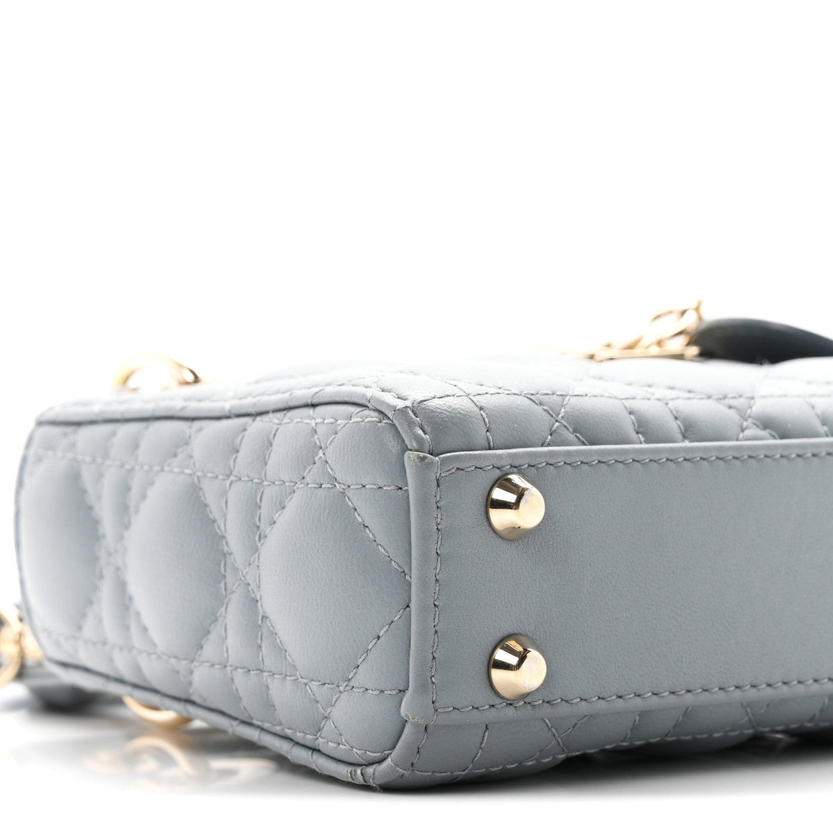 Lambskin Handbag - Blue