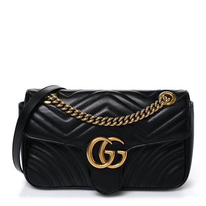 Small Calfskin Shoulder Bag - Black
