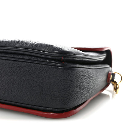 Empreinte Pochette Metis Marine Rouge Handbag