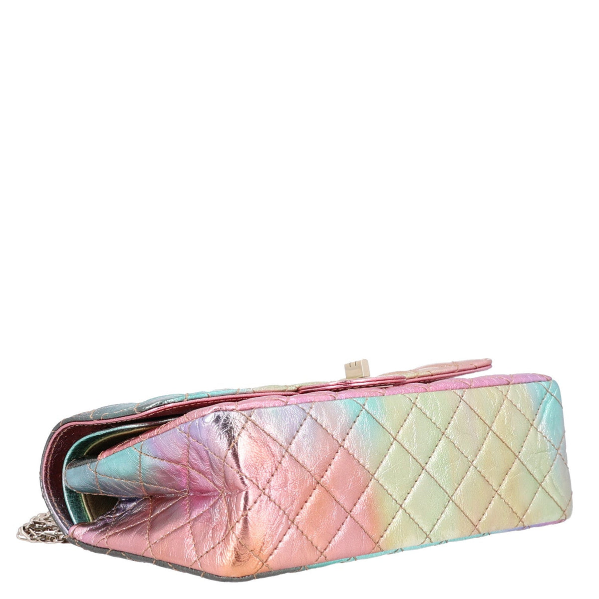 Quilted Goatskin Flap Shoulder Bag