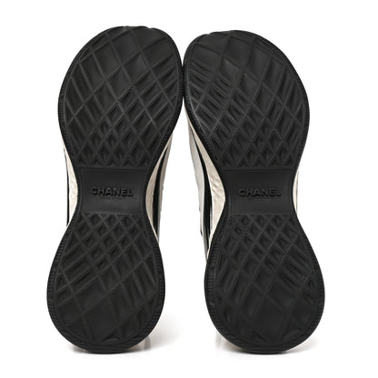 Chanel Fabric Suede Calfskin Women's Sneakers