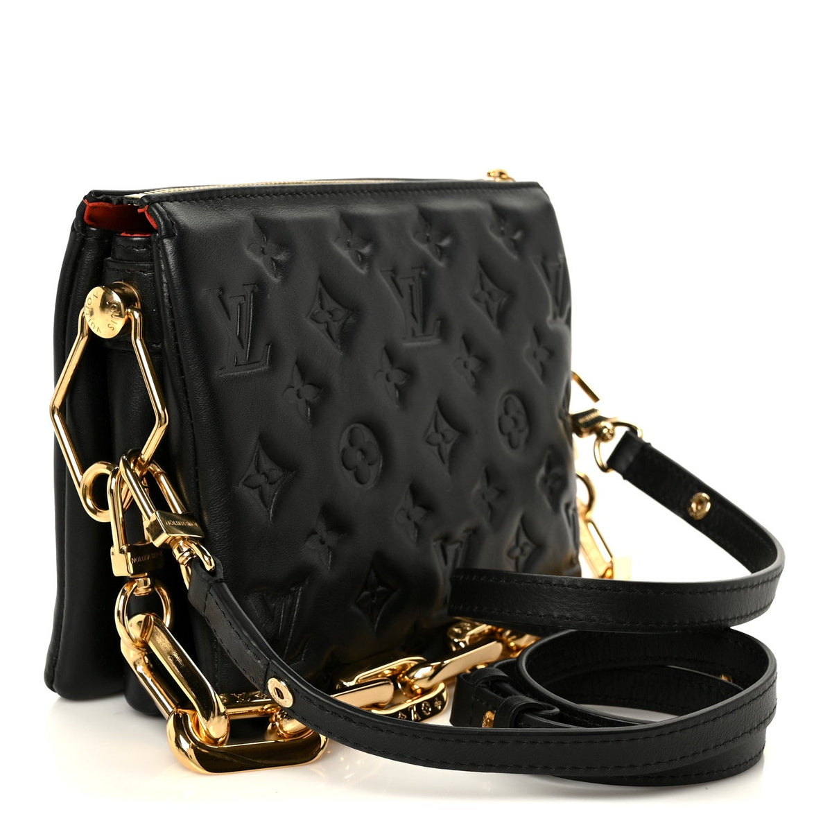 Lambskin Handbag - Black