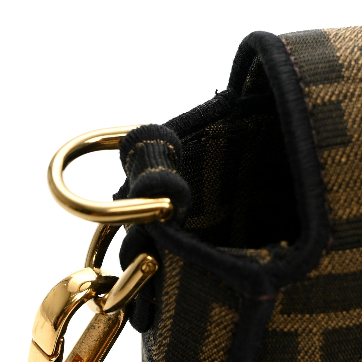 Medium Fabric Handbag - Black