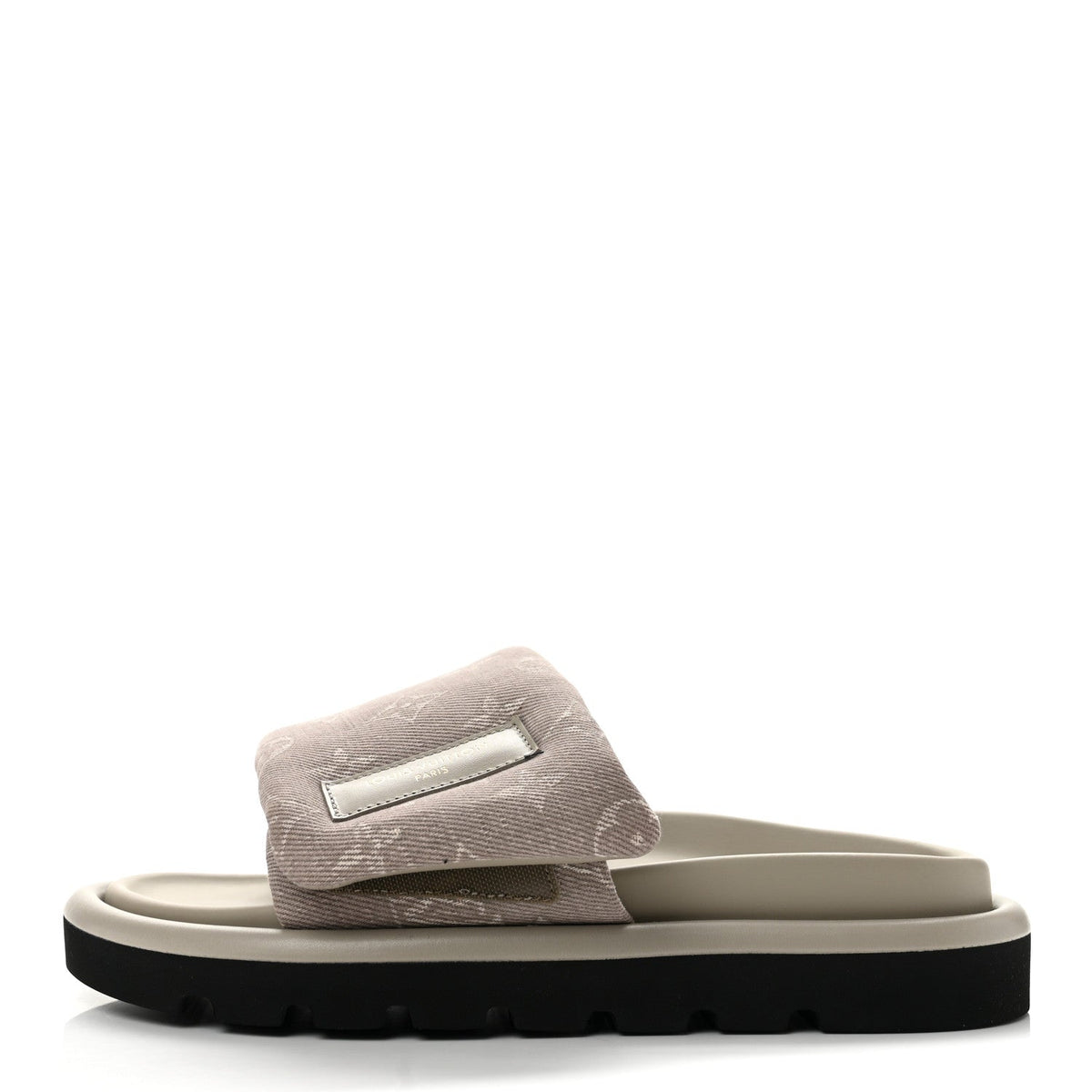 Louis Vuitton Denim Women's Pool Pillow Comfort Mule 37 Grey