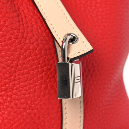 Taurillon Clemence Swift Eclat Picotin L Handbag