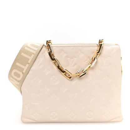 Lambskin Handbag - Beige
