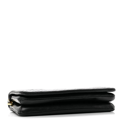 Lambskin Handbag - Black