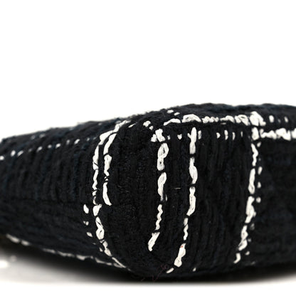 Mini Quilted Clutch Bag - Black