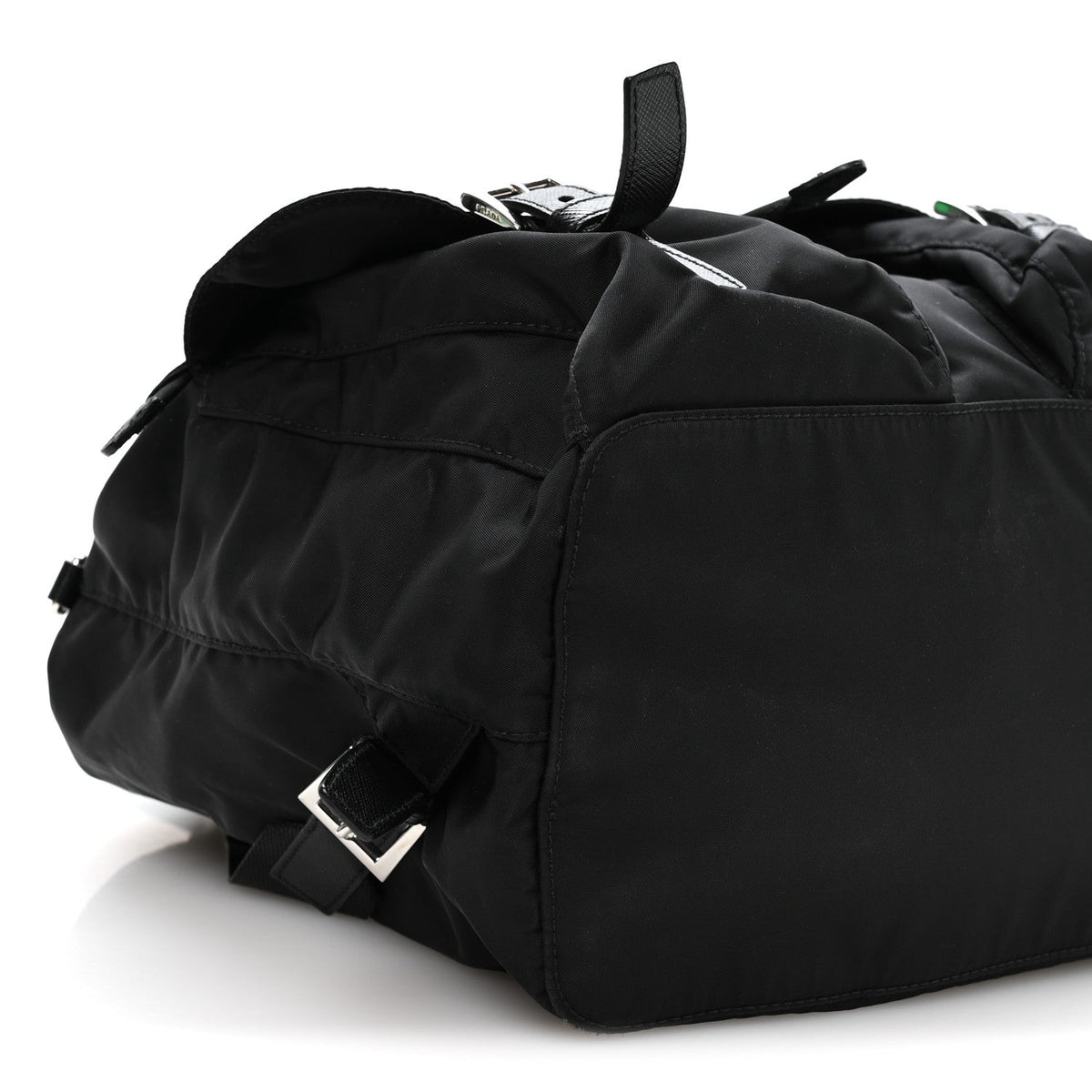 Medium Nylon Backpack - Black