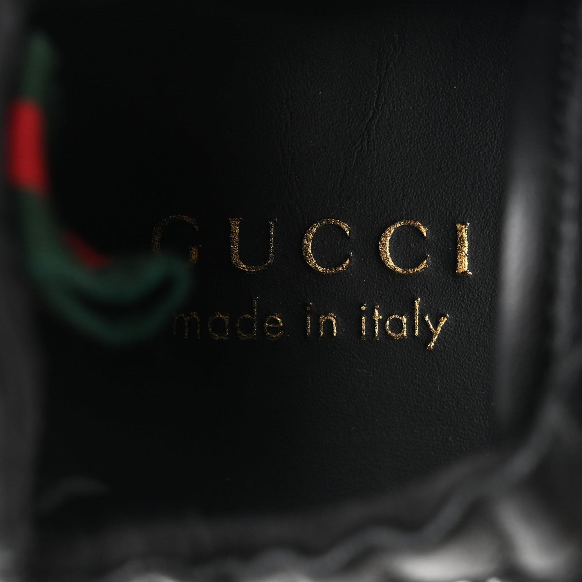 Gucci Suede Canvas Women's GG Monogram Crystal Web Sneakers 36 Black